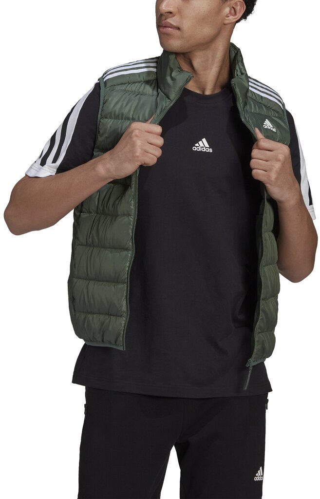 Adidas Vestid Ess Down Vest Green HK4650 HK4650/XL hind ja info | Meeste vestid | kaup24.ee