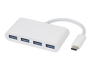 Vivanco USB-хаб USB-C 3.1, 4 порта, белый (34292) цена и информация | Адаптеры и USB-hub | kaup24.ee