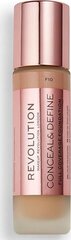 Jumestuskreem Makeup Revolution Conceal and Define F10, 23 ml hind ja info | Jumestuskreemid, puudrid | kaup24.ee