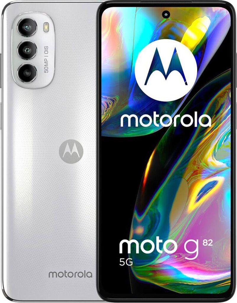 Motorola Moto G82 5G, Dual SIM, 6/128GB, White Lily hind ja info | Telefonid | kaup24.ee