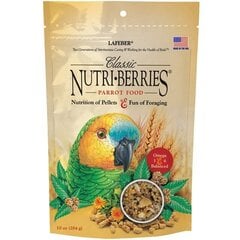 Toit erinevatele papagoidele Lafeber's Nutri-Berries Classic, 284 g hind ja info | Linnutoidud | kaup24.ee