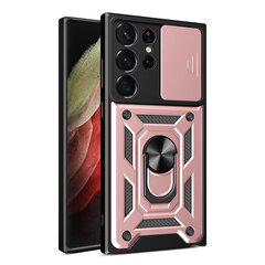 Hybrid Armor Camshield Samsung Galaxy S23 Ultra, roosa hind ja info | Telefoni kaaned, ümbrised | kaup24.ee