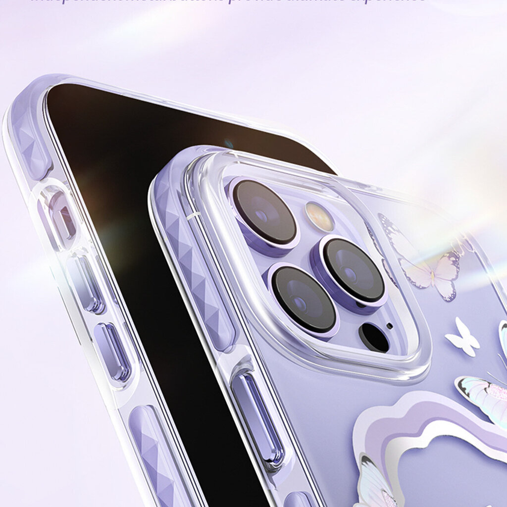 Kingxbar Butterfly Series iPhone 14 Plus MagSafe, sinine цена и информация | Telefoni kaaned, ümbrised | kaup24.ee