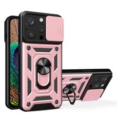 Hybrid Armor Camshield, iPhone 14 Pro Max, roosa hind ja info | Telefoni kaaned, ümbrised | kaup24.ee