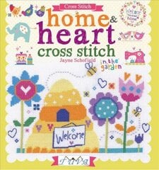 Home & Heart Cross Stitch цена и информация | Книги о питании и здоровом образе жизни | kaup24.ee