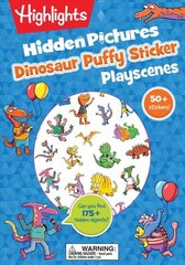 Dinosaur Puffy Sticker Playscenes hind ja info | Väikelaste raamatud | kaup24.ee