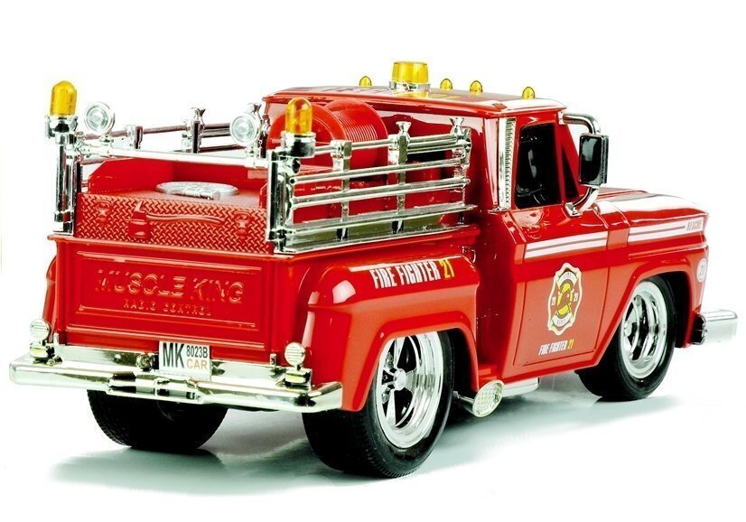 Kaugjuhitav tuletõrjeauto Lean Toys, punane hind ja info | Poiste mänguasjad | kaup24.ee