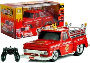 Kaugjuhitav tuletõrjeauto Lean Toys, punane hind ja info | Poiste mänguasjad | kaup24.ee