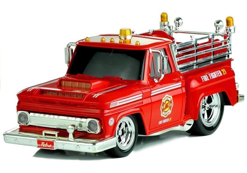 Kaugjuhitav tuletõrjeauto Lean Toys, punane цена и информация | Poiste mänguasjad | kaup24.ee