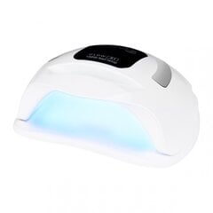 UV/LED lamp laki S1 Glow Dual 168W White Silver hind ja info | Maniküüri, pediküüri tarvikud | kaup24.ee