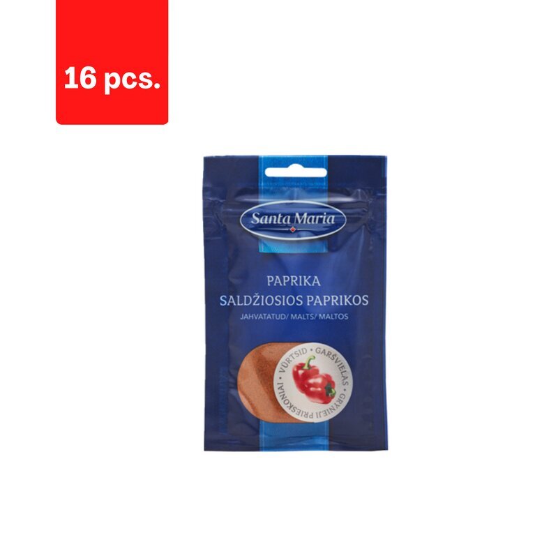 Sweet Peppers Santa Maria, Malta 22 g x 16 tk. цена и информация | Vürtsid, vürtsikomplektid | kaup24.ee