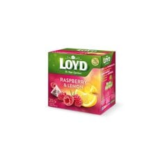 Травяной и фруктовый чай Loyd, малиновый и лимонный ароматы, 20 x 2г x 5 пачек цена и информация | Чай | kaup24.ee