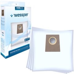 Мешки для пыли Wessper Homeline, 4 шт. цена и информация | Аксессуары для пылесосов | kaup24.ee