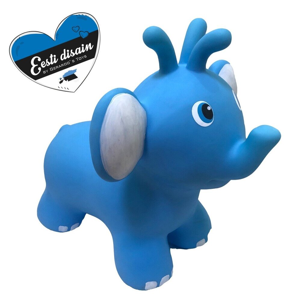 Gerardo's Toys hüppeloom Jumpy Elevant, sinine hind ja info | Imikute mänguasjad | kaup24.ee