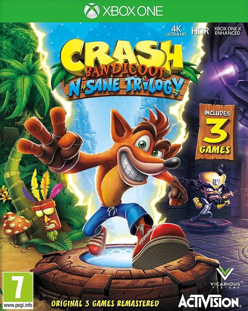 Xbox ONE mäng Crash Bandicoot® N. Sane Trilogy цена и информация | Arvutimängud, konsoolimängud | kaup24.ee