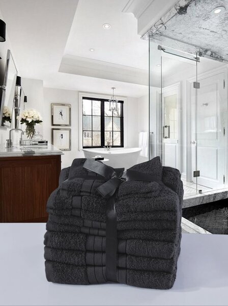 Käterätikute komplekt FROTTEE Dark Grey, 8 tk hind ja info | Rätikud | kaup24.ee