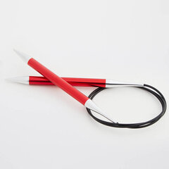 Круговые спицы KnitPro Zing 80 cm, 9.00 mm цена и информация | Принадлежности для вязания | kaup24.ee