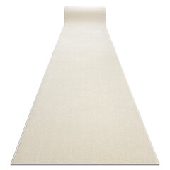 Rugsx ковровая дорожка Karmel, белая, 200 см цена и информация | Ковры | kaup24.ee