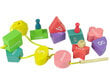 Puidust kuubik lastele Lean Toys Lombos labürint helmestega цена и информация | Arendavad mänguasjad | kaup24.ee