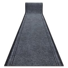 Rugsx ковровая дорожка Malaga 2107, серая, 100 см цена и информация | Ковры | kaup24.ee