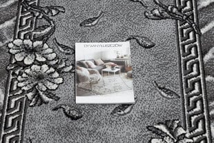 Rugsx ковровая дорожка BCF Morad Trio, серая, 100 см цена и информация | Ковры | kaup24.ee