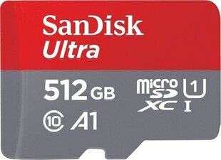 SanDisk SDSQUAR-512G-GN6MA MicroSDXC hind ja info | Fotoaparaatide mälukaardid | kaup24.ee