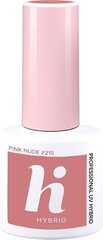 Hübriidküünelakk Hi Hybrid 215 Pink Nude, 5 ml hind ja info | Küünelakid, küünetugevdajad | kaup24.ee