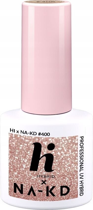 Hübriidküünelakk Hi Hybrid 400 Glamour Dust, 5ml hind ja info | Küünelakid, küünetugevdajad | kaup24.ee