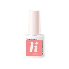 Hübriidküünelakk Hi Hybrid 116 Neon Peach, 5ml hind ja info | Küünelakid, küünetugevdajad | kaup24.ee