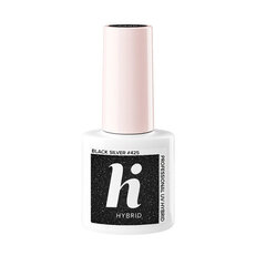 Гибридный лак для ногтей Hi Hybrid 425 Black Silver, 5 мл цена и информация | Лаки для ногтей, укрепители для ногтей | kaup24.ee