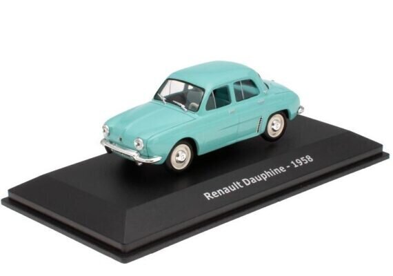 Renault Dauphine - 1958 Light Turquoise HACHETTE 1:43 ADD133 цена и информация | Mudelautode kollektsioneerimine | kaup24.ee