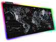 Mängu hiirematt RGB - maailmakaart mängimiseks XXL 80x30cm hind ja info | Hiired | kaup24.ee