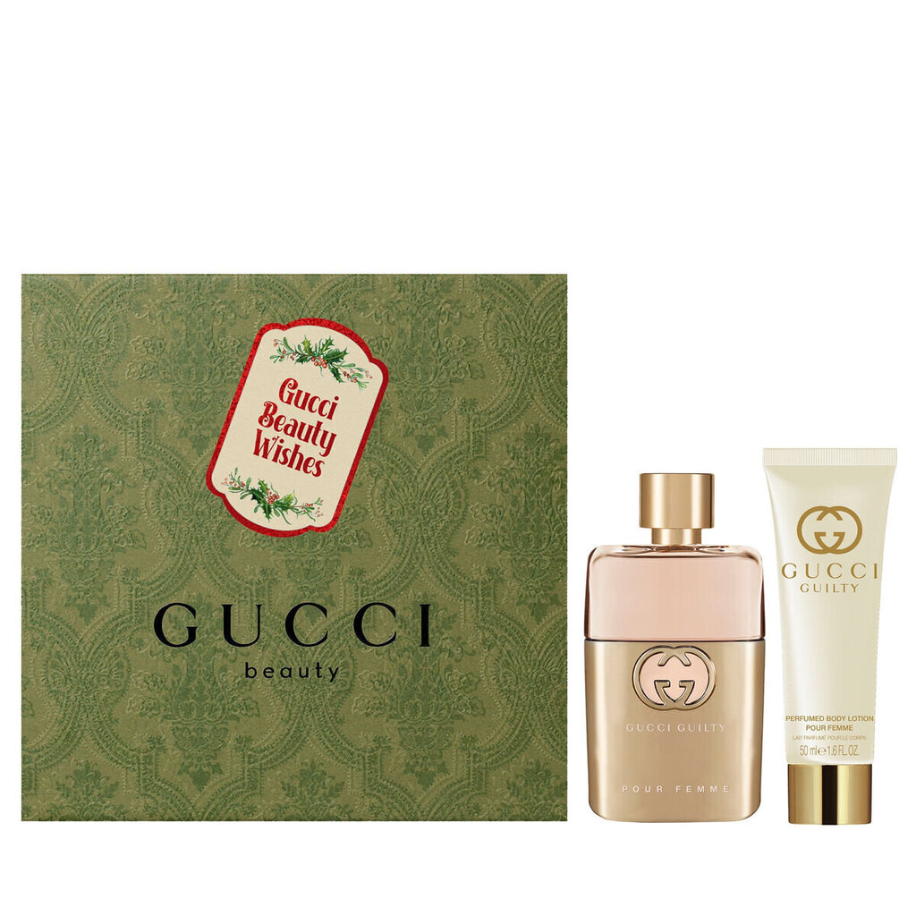 Komplekt Gucci Gucci Guilty naistele: parfüümvesi EDP, 50 ml + kehakreem, 50 ml цена и информация | Naiste parfüümid | kaup24.ee