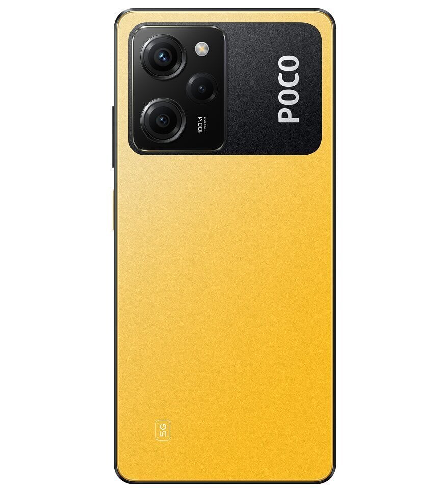 Poco X5 Pro 5G 6/128GB MZB0CRLEU Yellow hind ja info | Telefonid | kaup24.ee