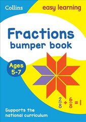 Fractions Bumper Book Ages 5-7: Ideal for Home Learning hind ja info | Noortekirjandus | kaup24.ee