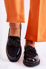 Naiste jalanõud, lakitud Bow Black Laurent 21358-H hind ja info | Naiste kingad | kaup24.ee