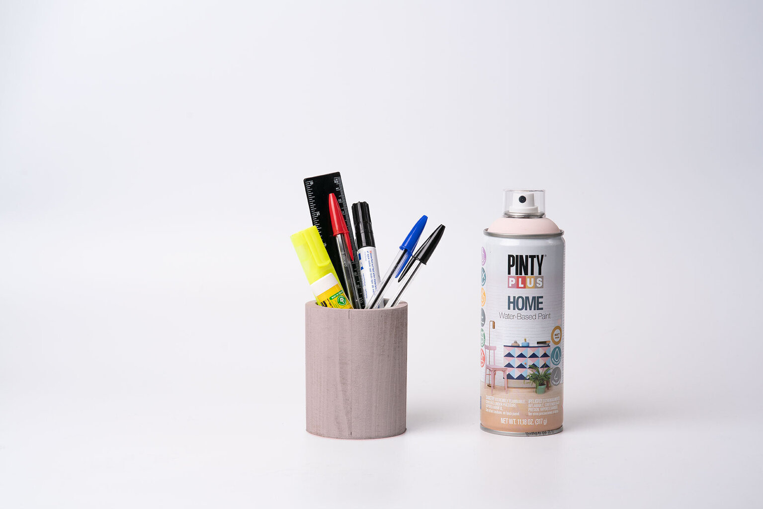Veepõhine aerosool värv matt Home PintyPlus 400 ml, roosa hind ja info | Värvid | kaup24.ee