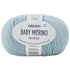 Пряжа Drops Baby Merino 43, 50 г, 175 м. цена и информация | Принадлежности для вязания | kaup24.ee