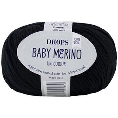 Lõngad Drops Baby Merino 21, 50 g, 175 m. hind ja info | Kudumistarvikud | kaup24.ee