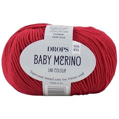 Lõngad Drops Baby Merino 16, 50 g, 175 m. hind ja info | Kudumistarvikud | kaup24.ee