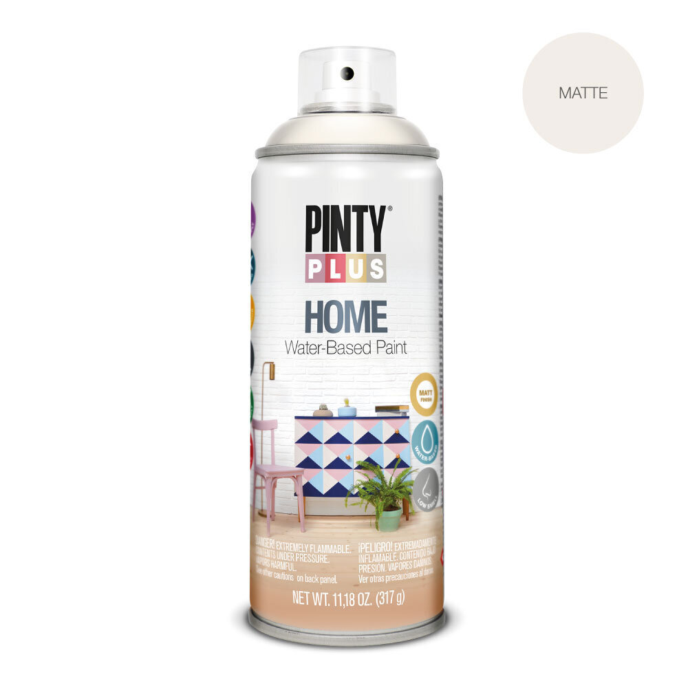 Veepõhine aerosool värv matt White Milk HOME PintyPlus 400ml hind ja info | Värvid | kaup24.ee