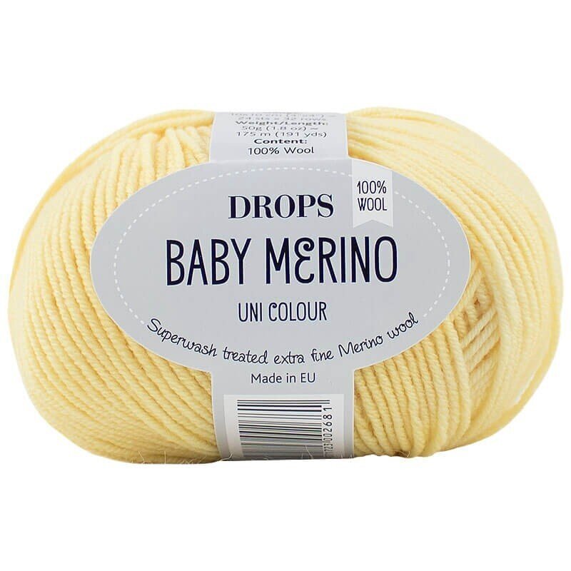 Lõngad Drops Baby Merino 04, 50 g, 175 m. цена и информация | Kudumistarvikud | kaup24.ee