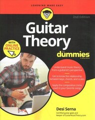 Guitar Theory For Dummies, 2nd Edition with Online Practice 2nd Edition цена и информация | Книги об искусстве | kaup24.ee