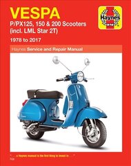 Vespa P/PX125, 150 & 200 Scooters (incl. LML Star 2T) (78-17) 11th New edition цена и информация | Путеводители, путешествия | kaup24.ee