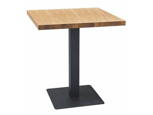 Стол Signal Meble Puro, коричневый/черный цена и информация | Кухонные и обеденные столы | kaup24.ee
