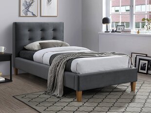 Кровать Signal Meble Texas, 90x200 см, серая цена и информация | Кровати | kaup24.ee