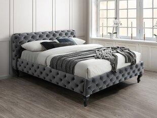 Кровать Signal Meble Herrera, 160x200 см, серая цена и информация | Кровати | kaup24.ee