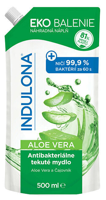 Vedelseep Indulona Aloe Vera, 500 ml hind ja info | Seebid | kaup24.ee