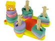 Laste puidust klotside mäng Lean Toys Teddy Bear  цена и информация | Arendavad mänguasjad | kaup24.ee
