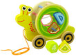 Puidust klotsidega sorteerija-tigu lastele Lean Toys hind ja info | Arendavad mänguasjad | kaup24.ee